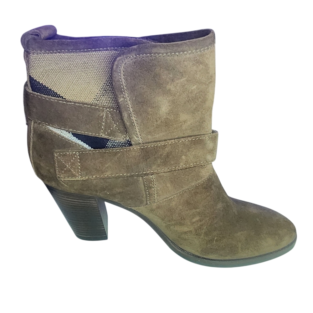 Burberry Brown Suede Larina Ankle Boots With Dustbag, Womens 41EU (10 US) - Picture 6 of 15